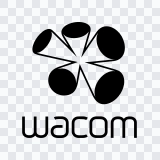 Wacom black logo SVG
