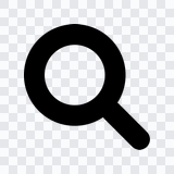 Bing black icon PNG