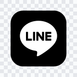 LINE black logo SVG