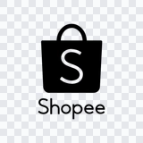 logo Shopee hitam PNG