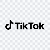 logo TikTok hitam SVG