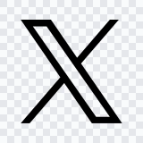 X (Twitter) black logo SVG