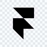 Framer black icon SVG