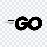 Golang black logo SVG