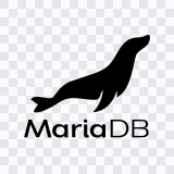 logo MariaDB hitam SVG