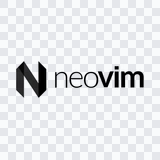 logo Neovim hitam PNG