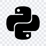ikon Python hitam PNG