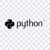 logo Python hitam PNG
