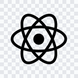 React black icon SVG