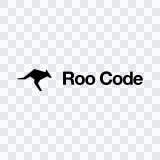 Roo Code black logo SVG
