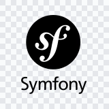 Symfony black logo SVG