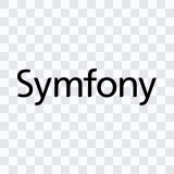 Symfony black wordmark SVG