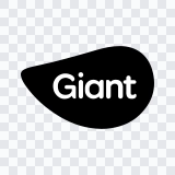 Giant black logo SVG