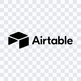 Airtable black logo SVG