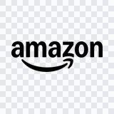 Amazon black logo PNG