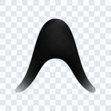 Google Antigravity black icon PNG