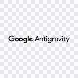 Google Antigravity black logo SVG