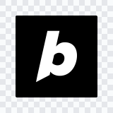 Bolt.new black icon SVG