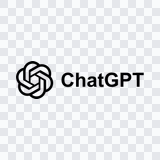 ChatGPT black logo PNG