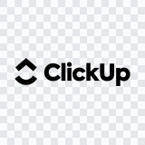 ClickUp black logo SVG