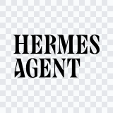 wordmark Hermes Agent hitam SVG