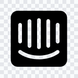 Intercom black icon SVG