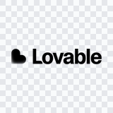logo Lovable hitam PNG