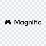logo Magnific hitam SVG