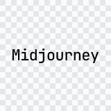Midjourney black wordmark SVG