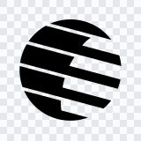 ikon Moonshot AI hitam SVG