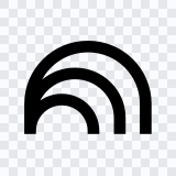 NotebookLM black icon SVG