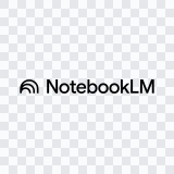NotebookLM black logo SVG