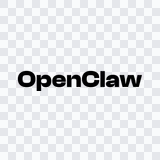 OpenClaw black wordmark PNG