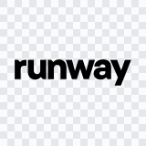 Runway black logo SVG