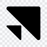 Scale AI black icon SVG