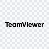 wordmark TeamViewer hitam PNG