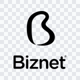 logo Biznet hitam PNG