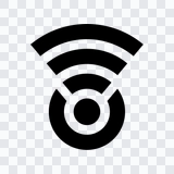 ICONNET black icon PNG