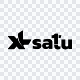 XL Satu black logo PNG