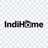 logo Indihome hitam PNG