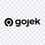 Gojek black logo PNG