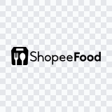 logo Shopee Food hitam PNG