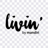 Livin black logo PNG