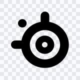 ikon SteelSeries hitam SVG