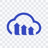 Cloudinary colored logo SVG
