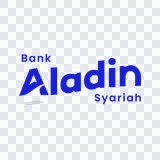 logo Bank Aladin berwarna PNG