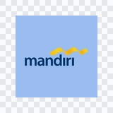 Bank Mandiri colored icon PNG