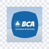 ikon Bank Central Asia (BCA) berwarna PNG
