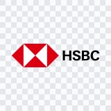 HSBC Bank colored logo SVG