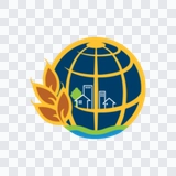 ikon Kementerian Agraria dan Tata Ruang (ATR / BPN) berwarna PNG